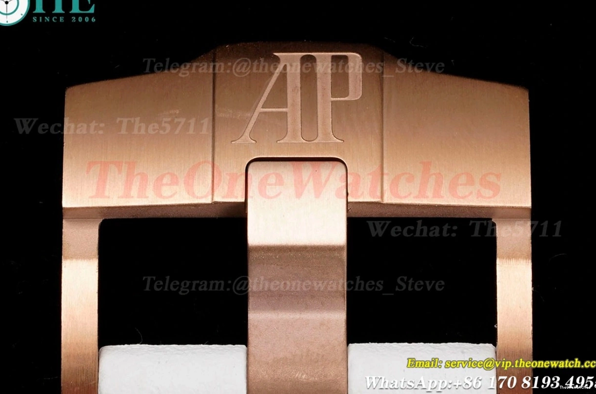 White JJF Royal Offshore 26408 White 44mm RU Oak RG A3126 0316